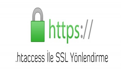 Htaccess Ile SSL Yönlendirme